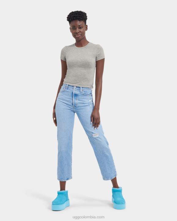 miriam camiseta de bebé brezo gris mujer UGG 4VBT916