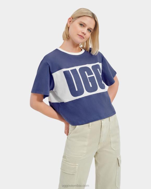 playera con logo de colores combinados de Jordene piedra de la luna mujer UGG 4VBT2165
