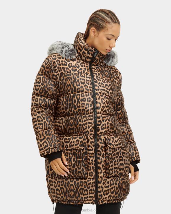 chamarra acolchada de largo medio Ozzy leopardo mujer UGG 4VBT1178 chamarra acolchada de largo medio Ozzy leopardo mujer UGG 4VBT1178
