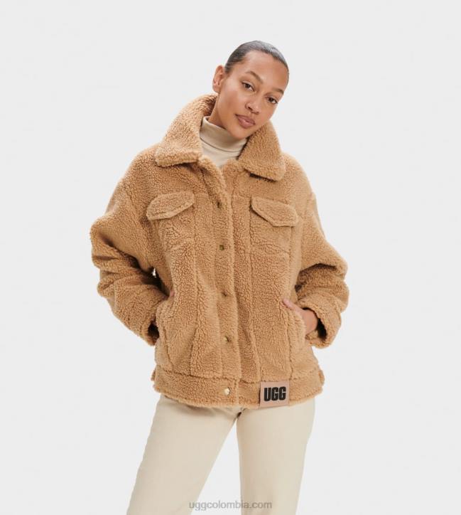 chamarra de camionero frankie sherpa camello mujer UGG 4VBT989
