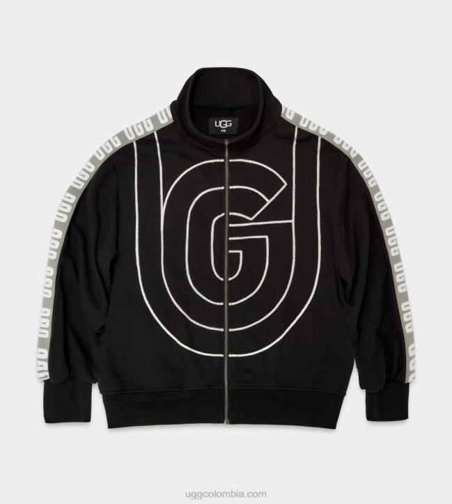 chaqueta de chándal de ensueño negro mujer UGG 4VBT1314