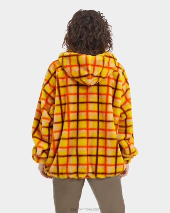 chaqueta olympia a cuadros punk punk a cuadros canarios mujer UGG 4VBT2274