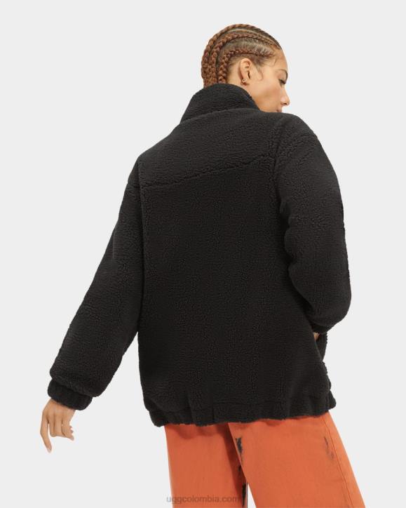 chaqueta raquelle negro/crema mujer UGG 4VBT2067