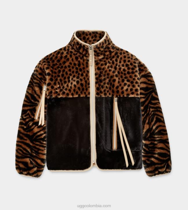 chaqueta sherpa marlene animalia caramelo de azúcar con mantequilla mujer UGG 4VBT1296