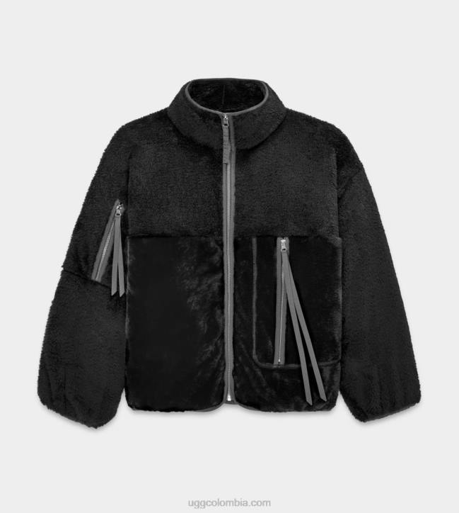chaqueta sherpa marlene ii negro mujer UGG 4VBT1015