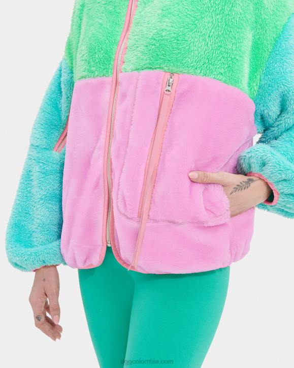 chaqueta sherpa marlene ii verde primavera/ensueño/laguna mujer UGG 4VBT2285