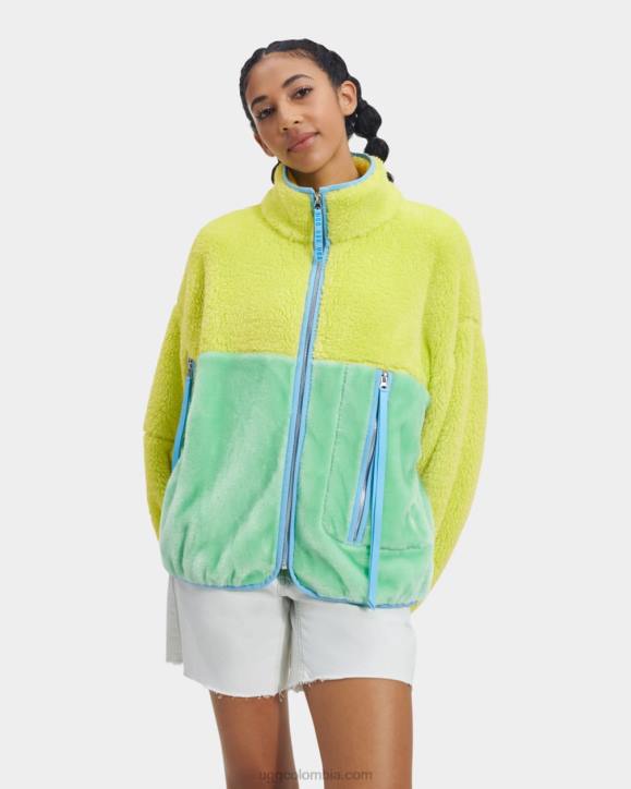 chaqueta sherpa marlene ii verde vibrante/hierba mujer UGG 4VBT2283 chaqueta sherpa marlene ii verde vibrante/hierba mujer UGG 4VBT2283