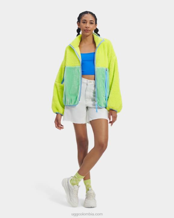 chaqueta sherpa marlene ii verde vibrante/hierba mujer UGG 4VBT2283