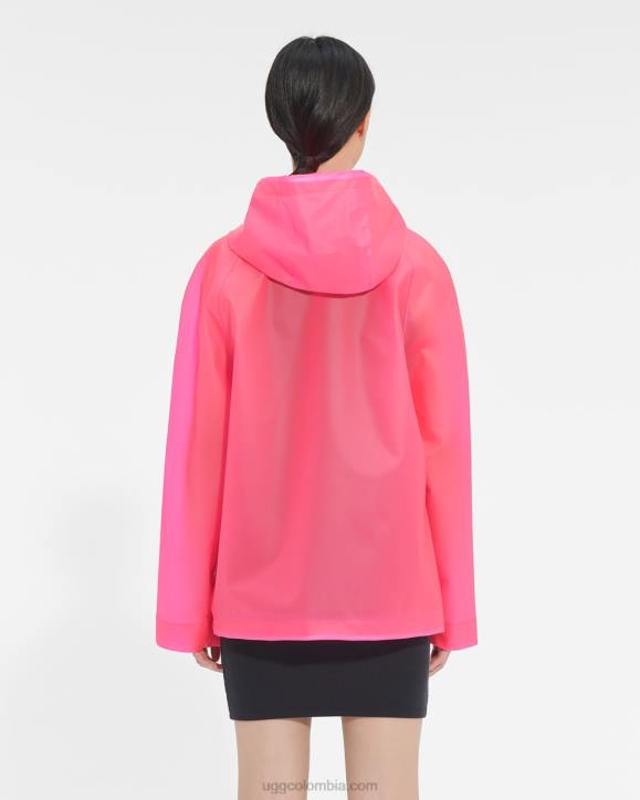 chubasquero hutton caramelo rosa mujer UGG 4VBT1261