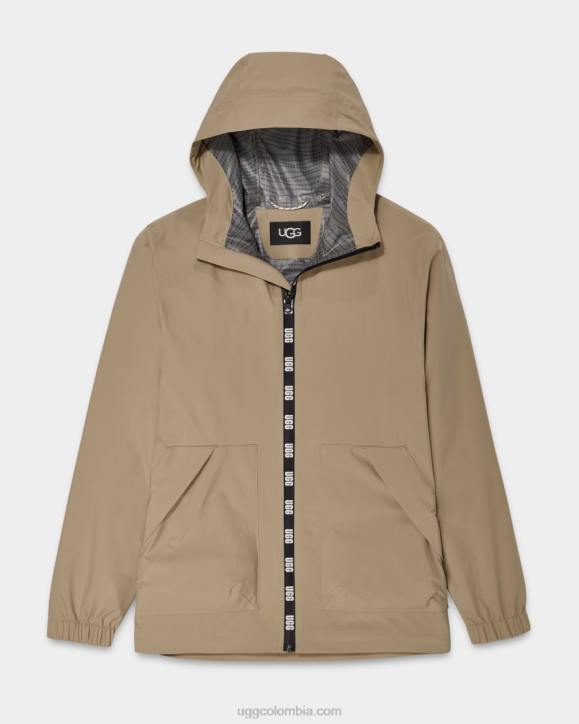 chubasquero lianne gris pardo mujer UGG 4VBT936