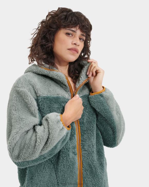 cremallera completa sheila sherpa acera/aloe vera mujer UGG 4VBT97