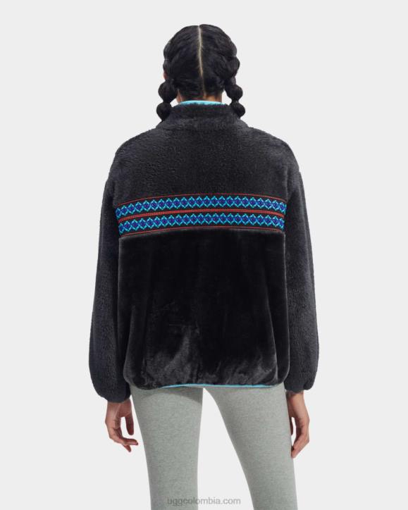 marlene sherpa chaqueta herencia trenza trenza herencia negra mujer UGG 4VBT2168