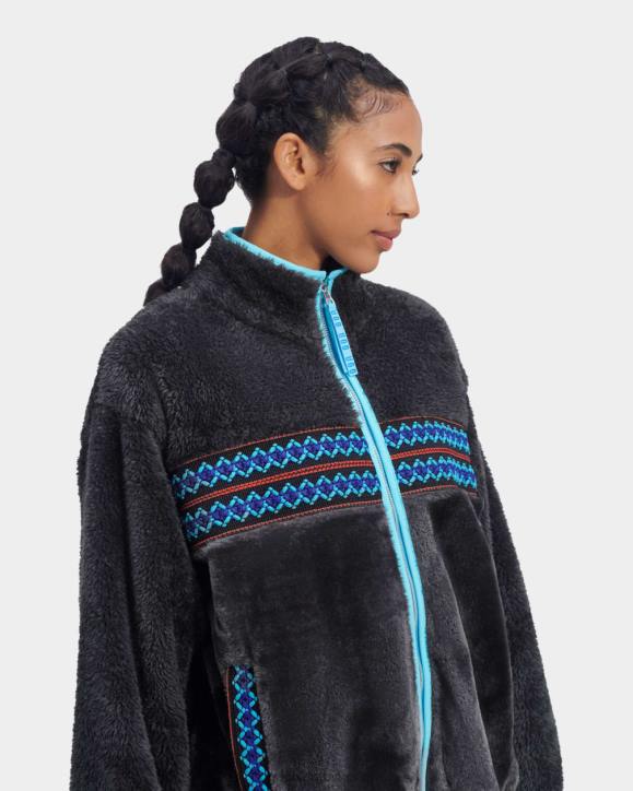 marlene sherpa chaqueta herencia trenza trenza herencia negra mujer UGG 4VBT2168