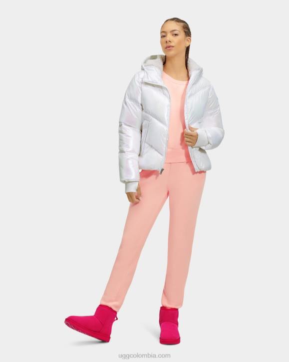 puffer corto ronney metalizado metálico mujer UGG 4VBT89