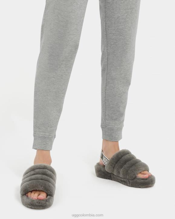 Joggers Kylo de microrizo brezo gris mujer UGG 4VBT1359
