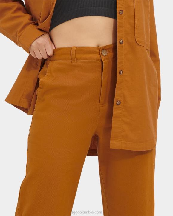 pantalones etna mostaza marrón mujer UGG 4VBT2077