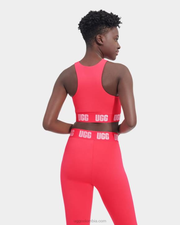 bralette con logo wilmina rosa flamenco mujer UGG 4VBT1020