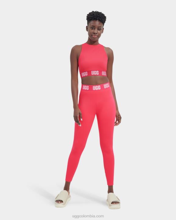 bralette con logo wilmina rosa flamenco mujer UGG 4VBT1020