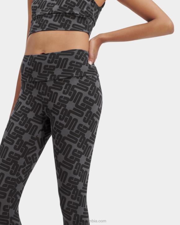 legging saylor monograma monograma gráfico negro mujer UGG 4VBT2056