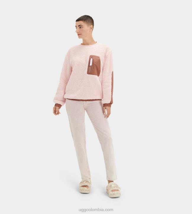 cuello redondo sherpa niko flor de loto/sándalo mujer UGG 4VBT1148