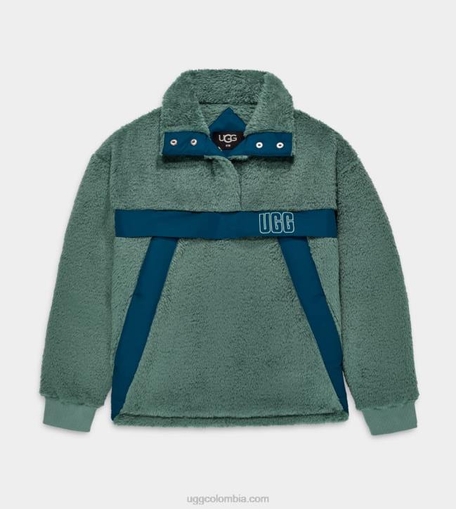 gayel sherpa medio complemento aloe vera/azul medianoche mujer UGG 4VBT1287