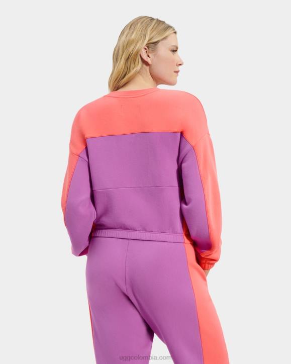 jersey corto aryia bloqueado bodacious/coral del atardecer mujer UGG 4VBT2164