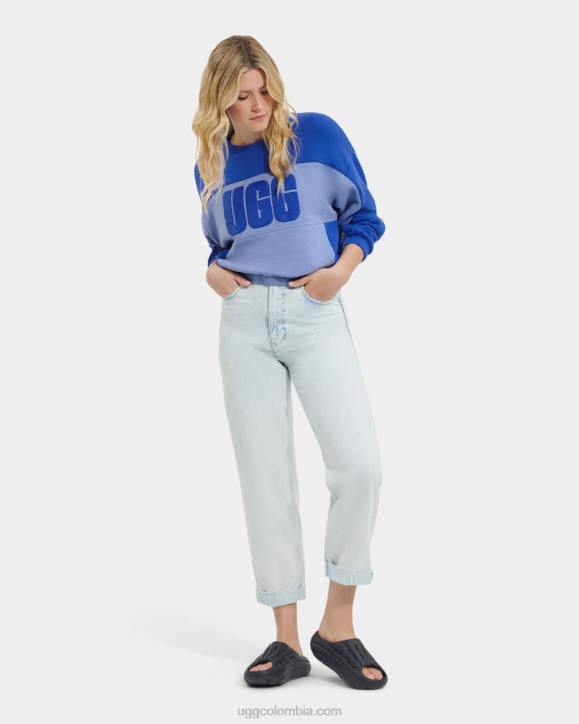 jersey corto aryia bloqueado lago estrellado/azul mujer UGG 4VBT2163