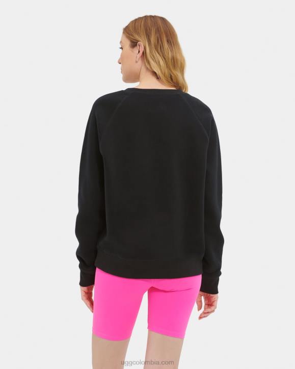 logo de lentejuelas madeline negro mujer UGG 4VBT178