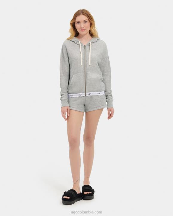 sena sudadera con cremallera brezo gris mujer UGG 4VBT2240