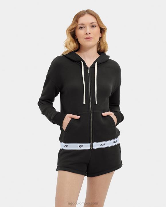 sena sudadera con cremallera negro mujer UGG 4VBT111