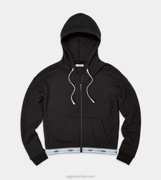sena sudadera con cremallera negro mujer UGG 4VBT111