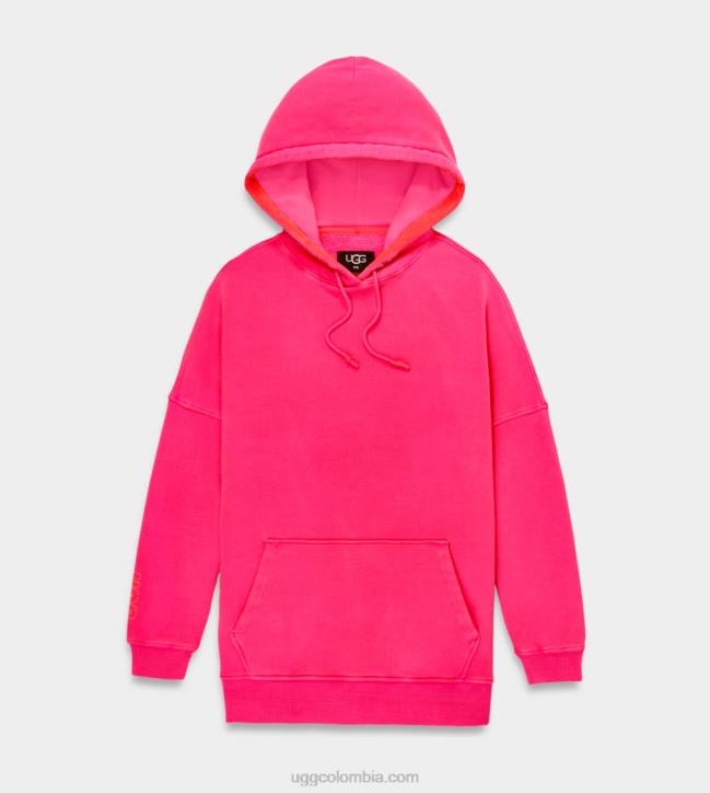 simone novio sudadera con capucha Rosa neón mujer UGG 4VBT1345