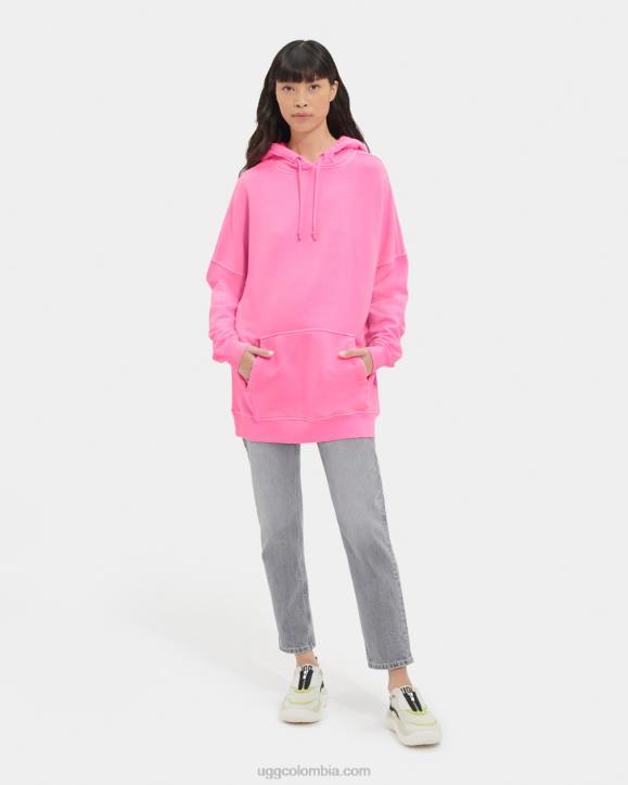 simone novio sudadera con capucha rosa caramelo mujer UGG 4VBT2237