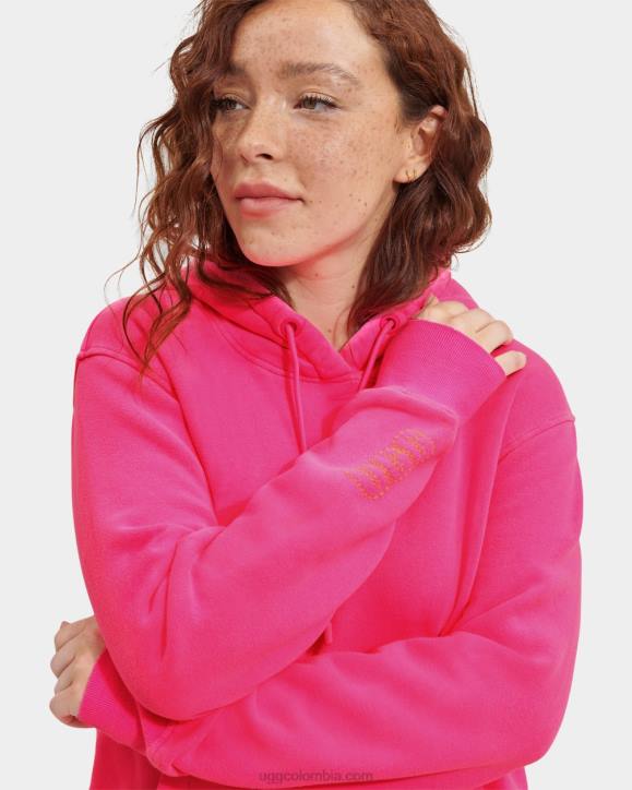 sudadera con capucha Rosa neón mujer UGG 4VBT2276