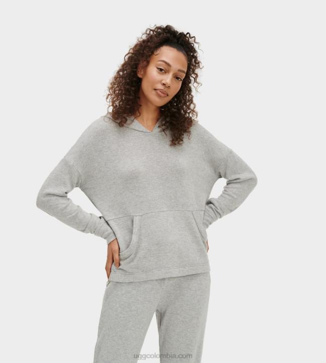 sudadera con capucha elettra brezo gris mujer UGG 4VBT1330