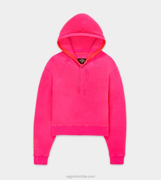 sudadera con capucha mallory Rosa neón mujer UGG 4VBT1234