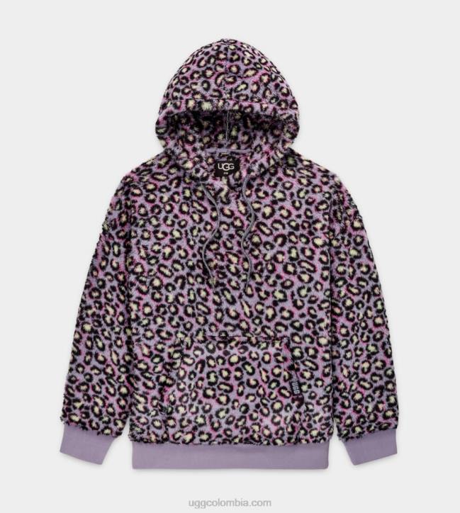 sudadera con capucha sherpa loyra manchas negras mujer UGG 4VBT1283