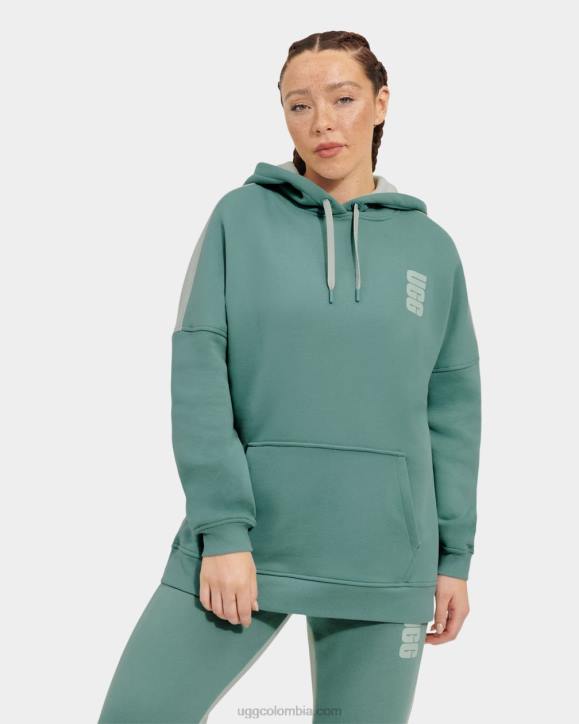 sudadera con capucha simone dos tonos aloe vera/acera mujer UGG 4VBT1144 sudadera con capucha simone dos tonos aloe vera/acera mujer UGG 4VBT1144