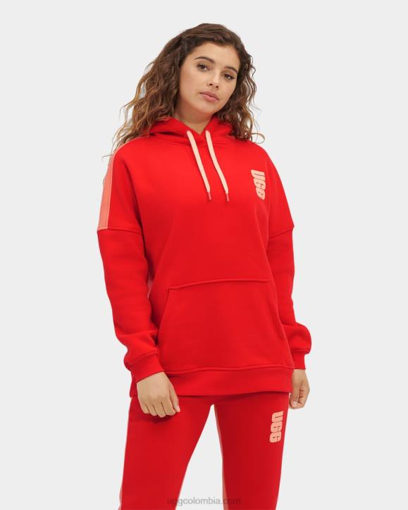 sudadera con capucha simone dos tonos encender / pétalo mujer UGG 4VBT1145