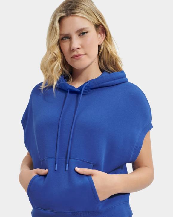sudadera con capucha sin mangas azules mujer UGG 4VBT986
