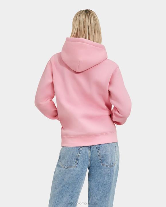 sudadera con capucha y logo fuzzy floración mujer UGG 4VBT900