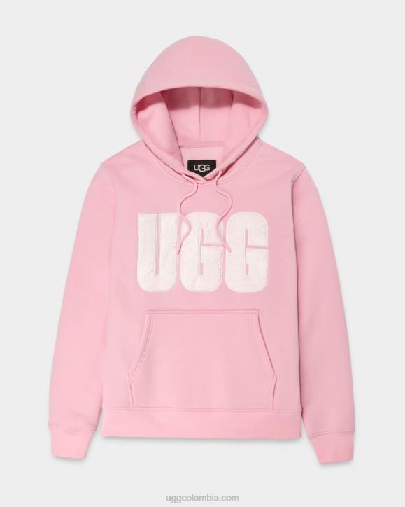 sudadera con capucha y logo fuzzy floración mujer UGG 4VBT900