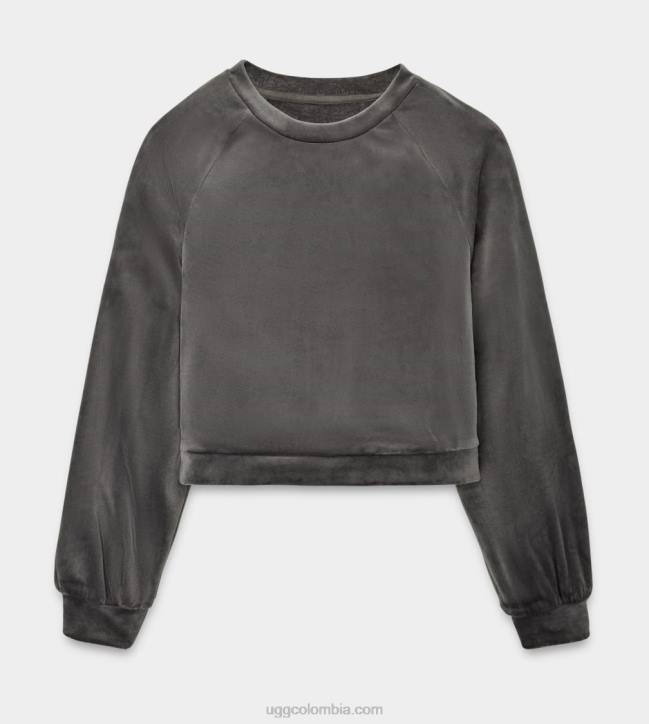 sudadera corta beckner carbón mujer UGG 4VBT107