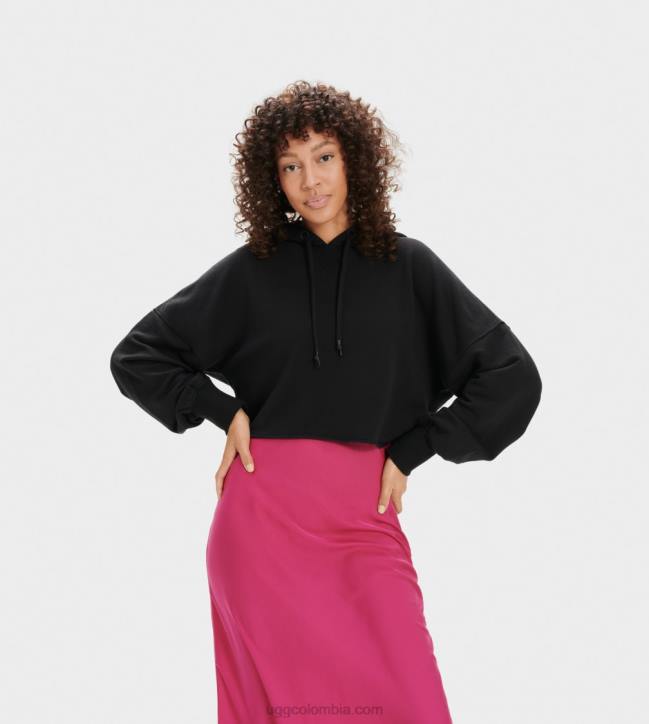 sudadera corta keira negro mujer UGG 4VBT1294