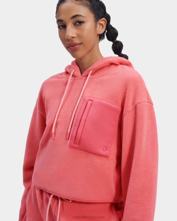sudadera myley sherpa rosa rosado mujer UGG 4VBT883