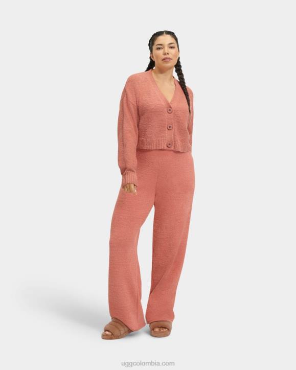 cárdigan corto de nyomi coral del desierto mujer UGG 4VBT156