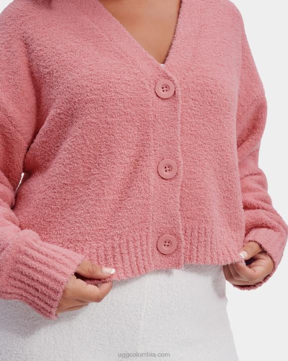 cárdigan corto de nyomi horizonte rosa mujer UGG 4VBT934