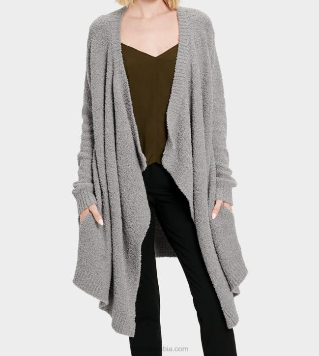 cárdigan cruzado Phoebe gris mujer UGG 4VBT1179