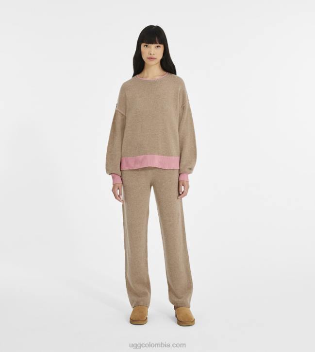 jersey renata en mezcla de cachemira camello ii mujer UGG 4VBT1159