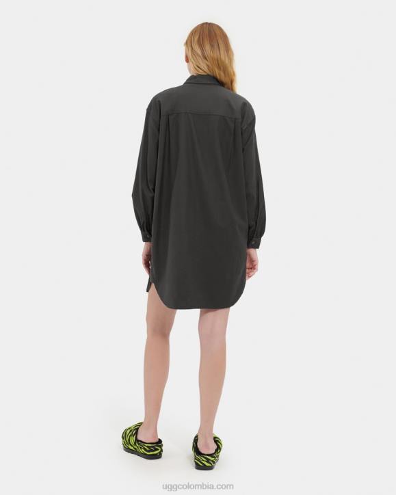 vestido camisero addley oversize carbón mujer UGG 4VBT1146
